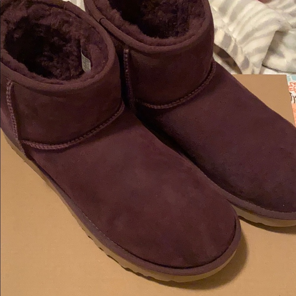 Classic Mini II Uggs in Port Wine color-10